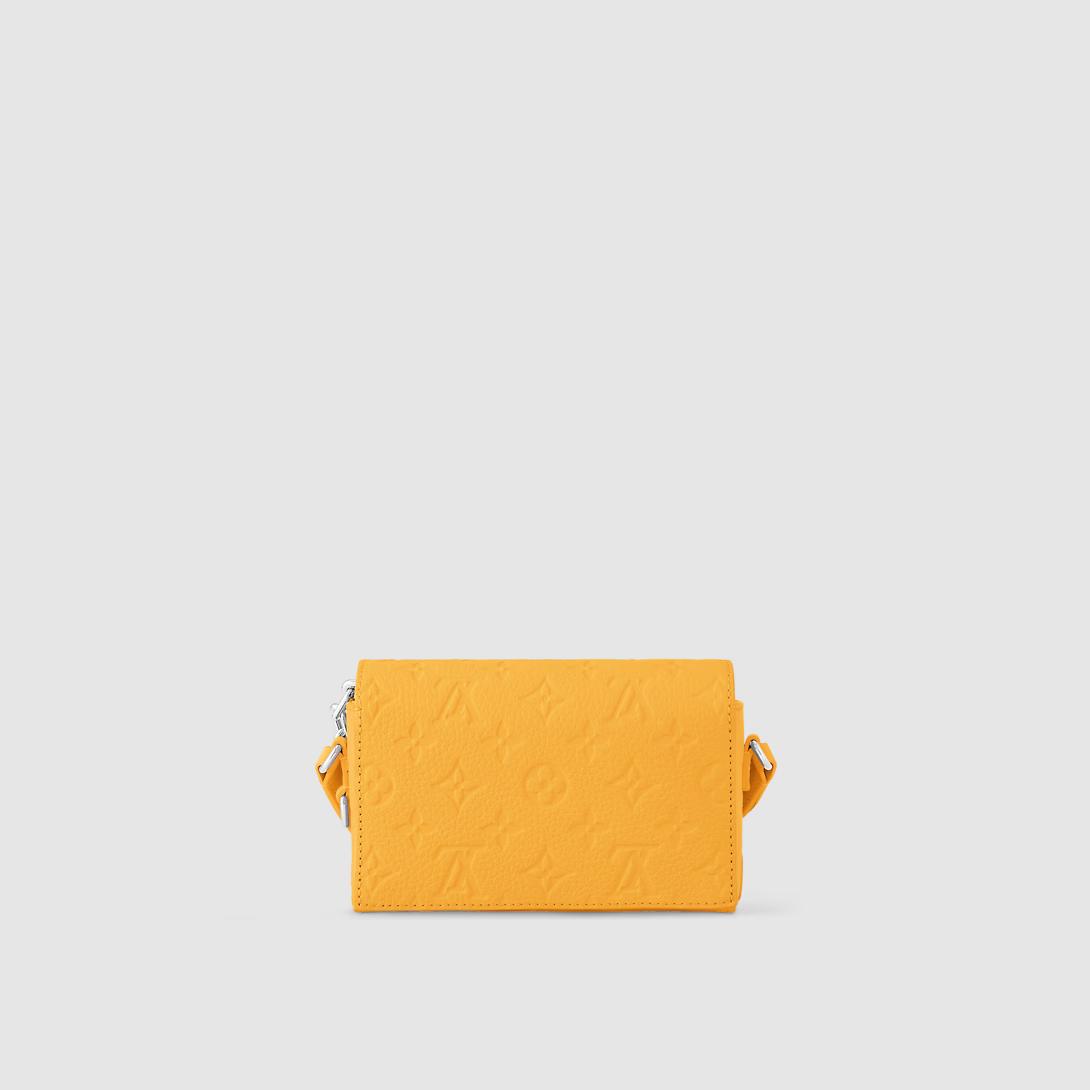 Túi Louis Vuitton Steamer Wearable Wallet Monogram Taurillon Leather Nữ Vàng